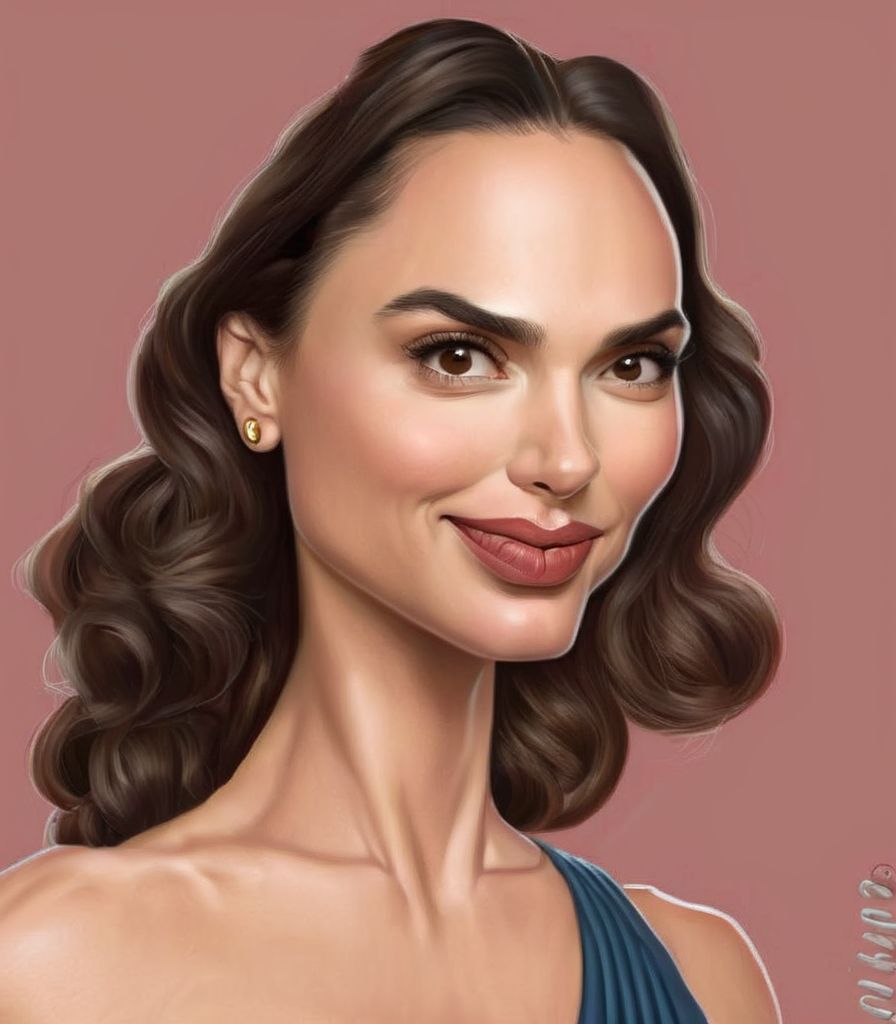 00096-20230905084704-7780-Gal Gadot  Caricaturized , Very detailed, clean, high quality, sharp image, Mark Ryden-before-highres-fix.jpg